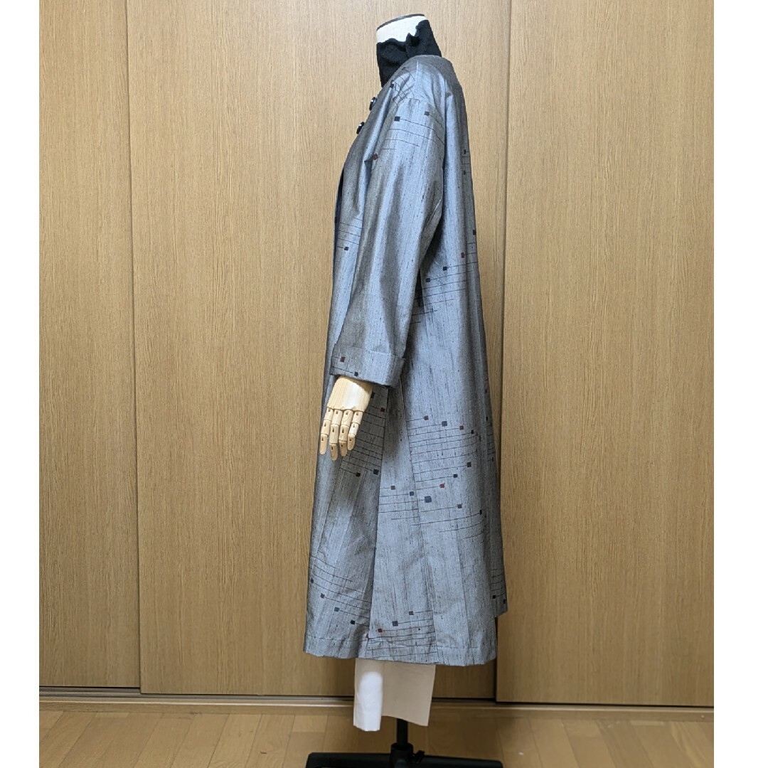 SOLD 着物リメイク ロングコート 紬 FREE SIZEの通販 by Yumi's SOLD 着物リメイク ロングコート 紬 FREE SIZEの通販 by Yumi's