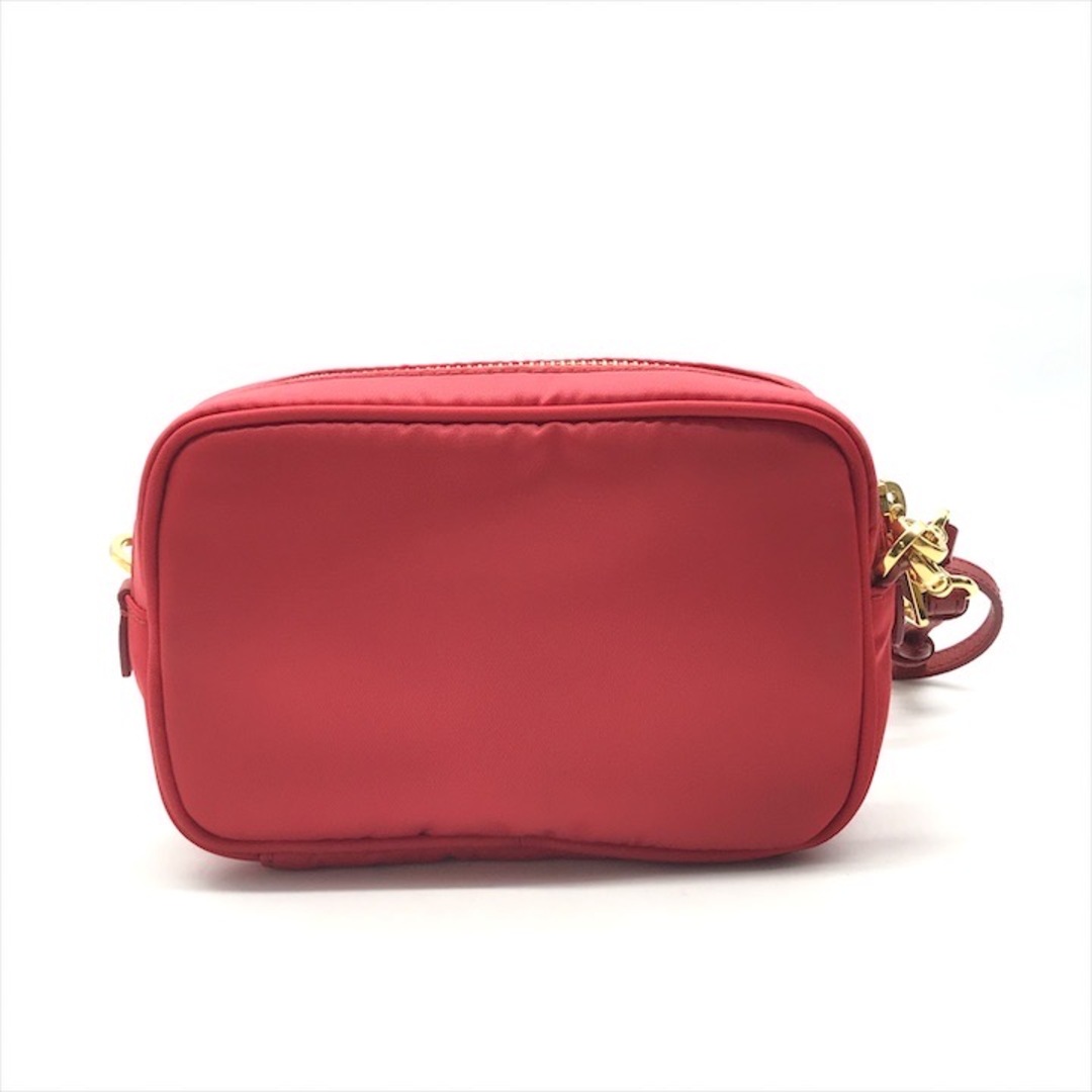 PRADA - 美品 PRADA プラダ 三角ロゴ ナイロン ミニ 2way ポーチ PRADA - 美品 PRADA プラダ 三角ロゴ ナイロン ミニ 2way ポーチ
