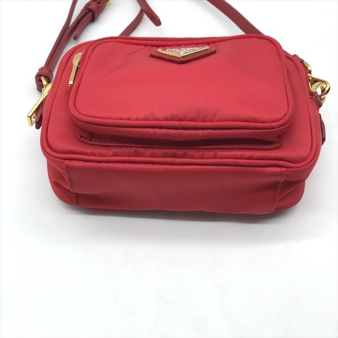 PRADA - 美品 PRADA プラダ 三角ロゴ ナイロン ミニ 2way ポーチ PRADA - 美品 PRADA プラダ 三角ロゴ ナイロン ミニ 2way ポーチ