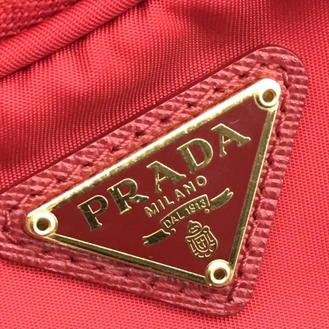 PRADA - 美品 PRADA プラダ 三角ロゴ ナイロン ミニ 2way ポーチ PRADA - 美品 PRADA プラダ 三角ロゴ ナイロン ミニ 2way ポーチ