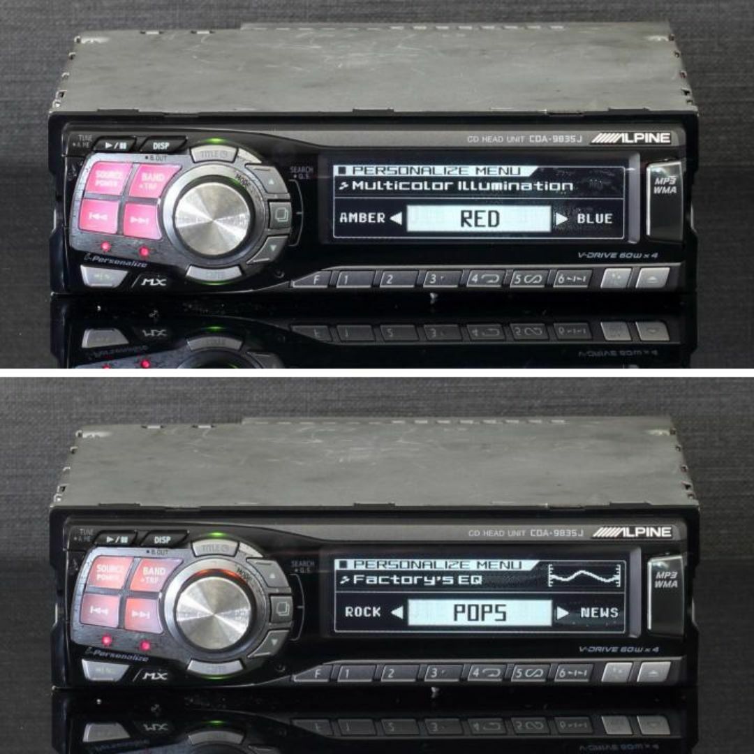 ALPINE - ALPINE名機CDA-9835J MX/TCR/X-OVER/EQ 60W×4の通販 by ALPINE - ALPINE名機CDA-9835J MX/TCR/X-OVER/EQ 60W×4の通販 by