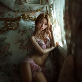 【紫野】絵画　写真プリント　フチ無し　1:1　アート　絵　Midjourney(絵画/タペストリー)