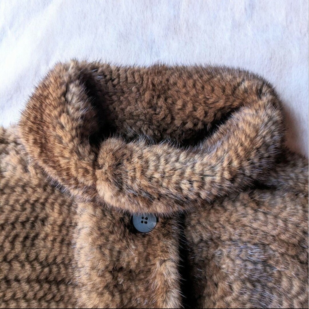 FOXEY - 超美品♡ FOXEY 襟付きミンク コート ジャケット 衿付き FOXEY - 超美品♡ FOXEY 襟付きミンク コート ジャケット 衿付き