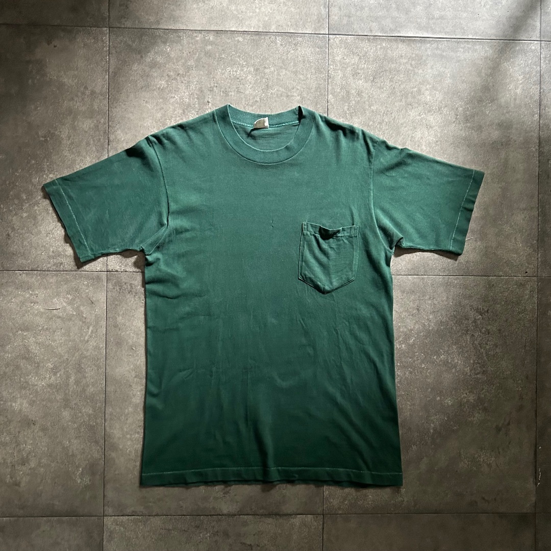 TOWNCRAFT - 60s タウンクラフト ポケtシャツ USA製 M グリーン