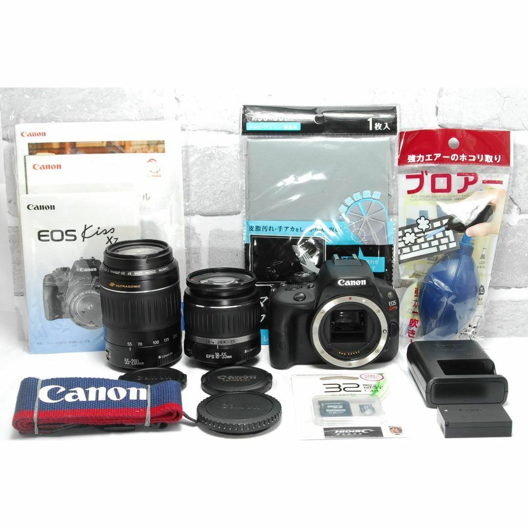 ✨Canon EOS Kiss X7 美品 高画質 軽量 動画撮影 初心者OK✨ ✨Canon EOS Kiss X7 美品 高画質 軽量 動画撮影 初心者OK✨