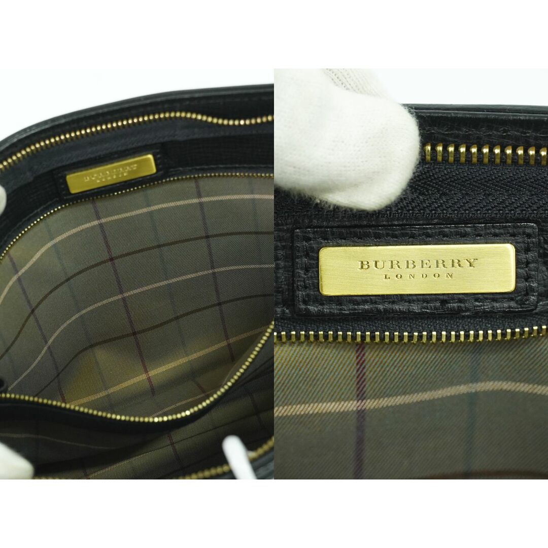 BURBERRY - 本物 バーバリー ロンドン BURBERRY LONDON レザー BURBERRY - 本物 バーバリー ロンドン BURBERRY LONDON レザー