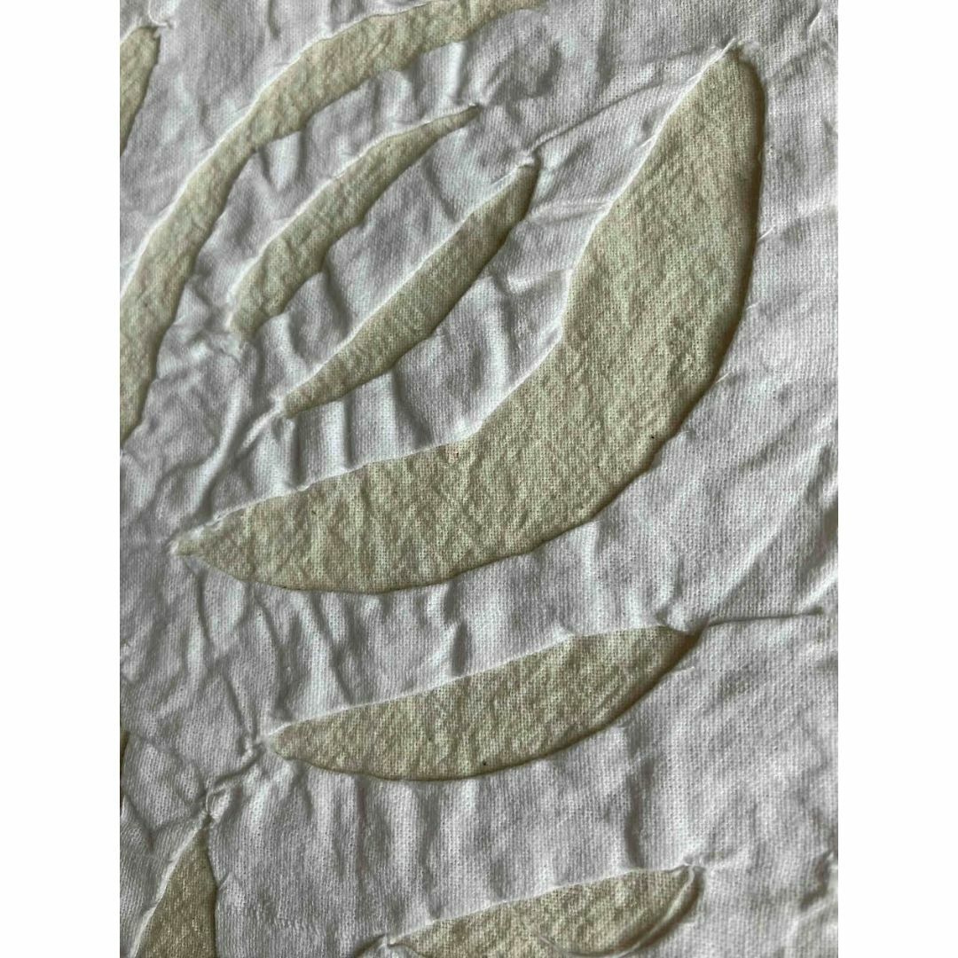 ハンドメイド カットワーク マルチカバー コットン100 ハンドメイド カットワーク マルチカバー コットン100