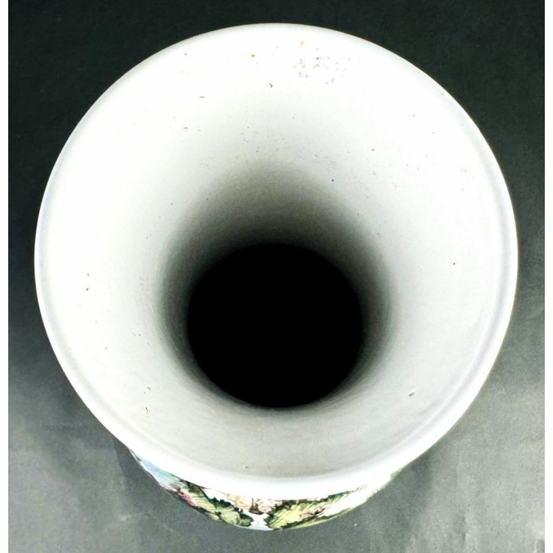 時代物 台湾 中華陶瓷 山水色絵大花瓶 高さ49cm ウブ品 WWTT099 時代物 台湾 中華陶瓷 山水色絵大花瓶 高さ49cm ウブ品 WWTT099