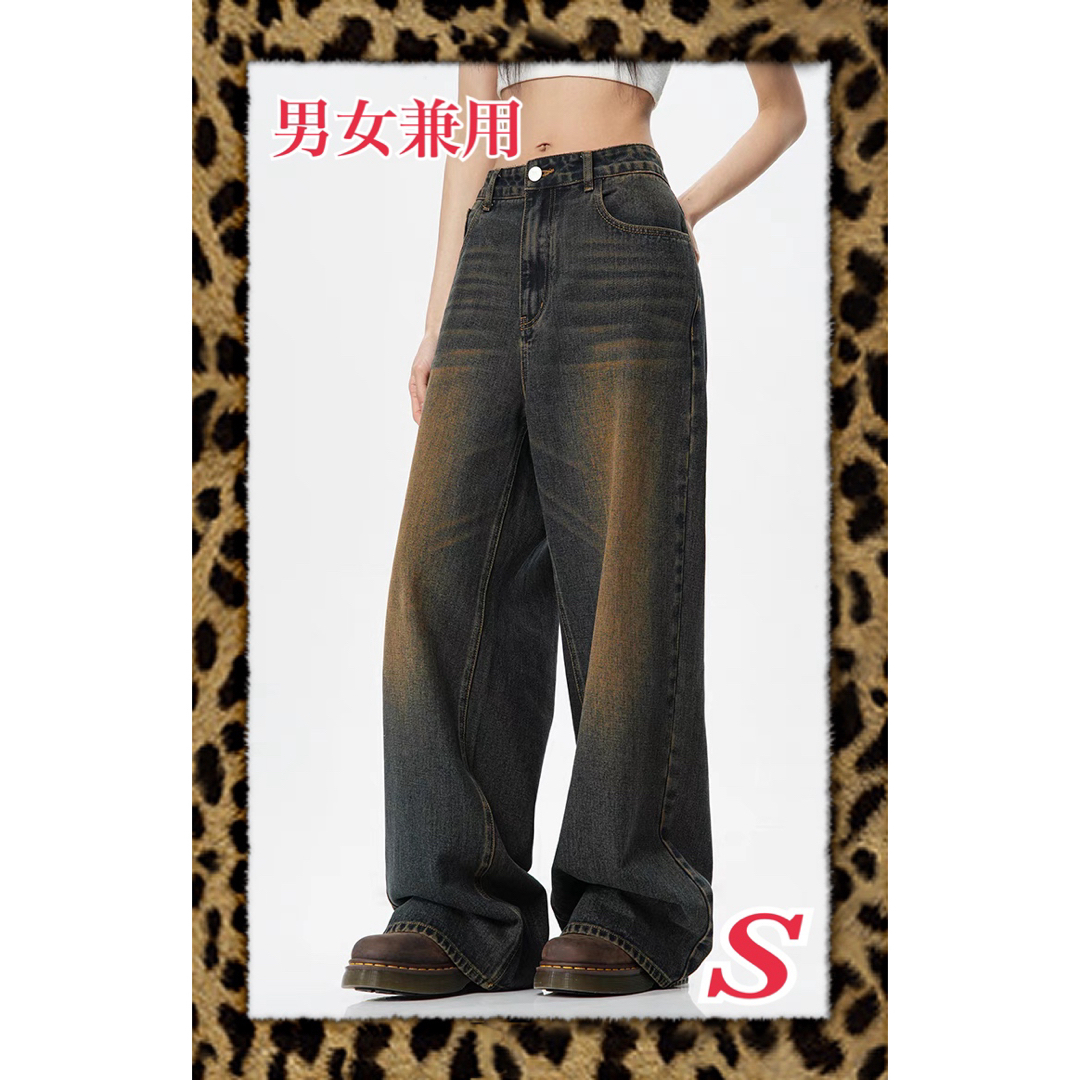 新品】地底人オンライン ウォッシュドバギーパンツ BJHG 男女兼用 S 新品】地底人オンライン ウォッシュドバギーパンツ BJHG 男女兼用 S