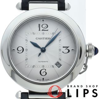 カルティエ(Cartier)のカルティエ パシャ ドゥ カルティエ ウォッチ 41mm Pasha De Cartier 41mm WSPA0010 箱 保証書 SS/革 メンズ時計 ホワイト 美品 【中古】(その他)