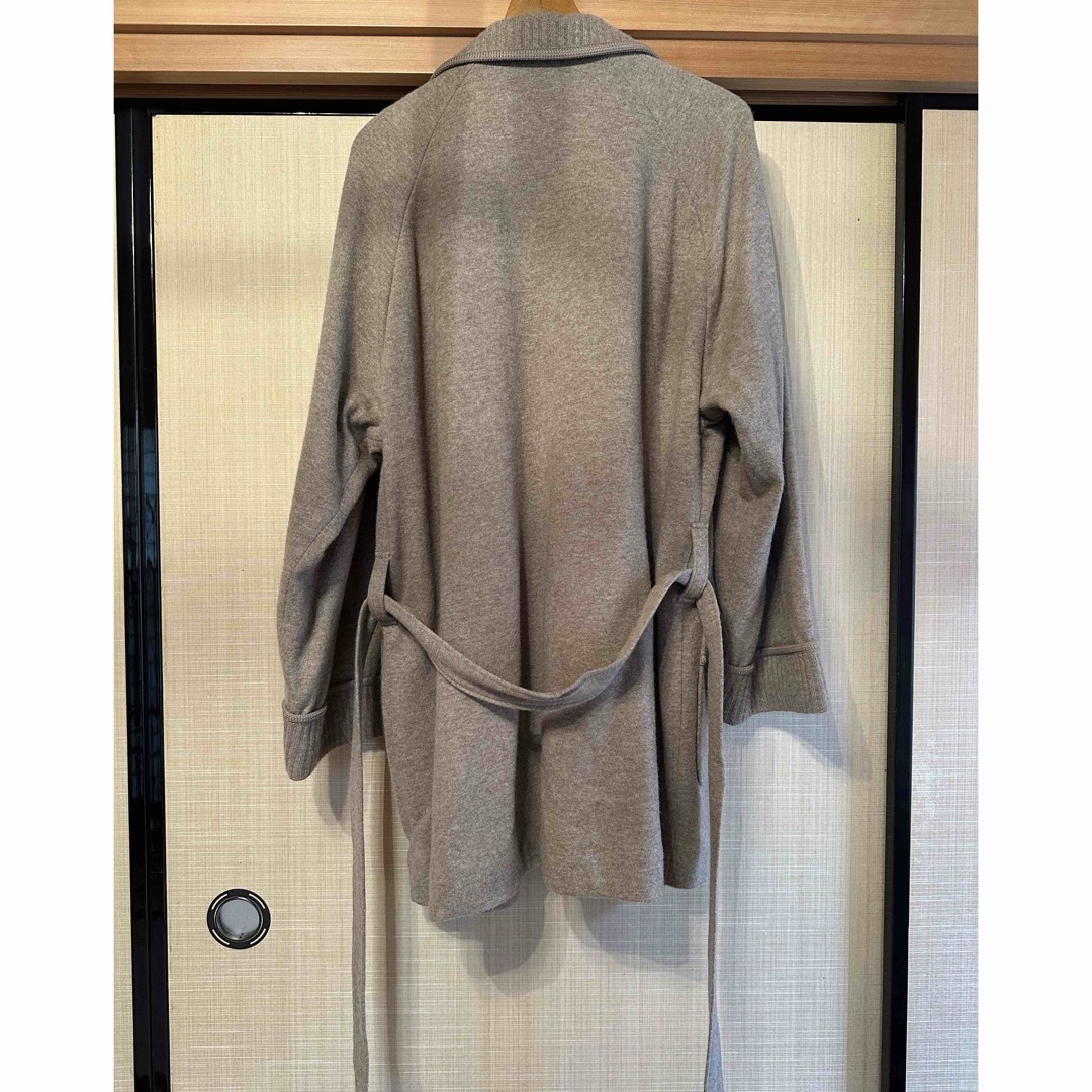美品】Aquascutum メンズ カーディガン Lサイズ ベージュ 美品】Aquascutum メンズ カーディガン Lサイズ ベージュ