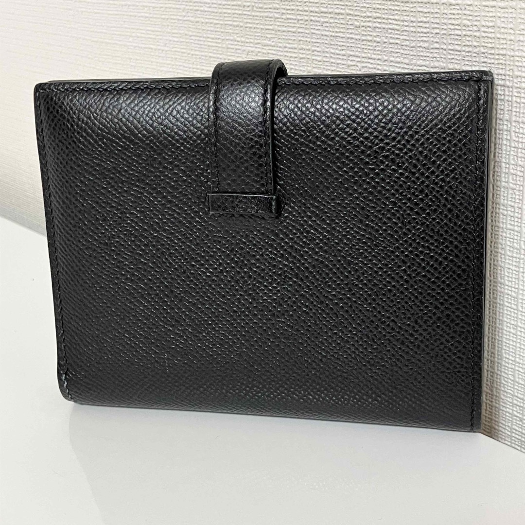 HERMES - 極美品☆HERMES エルメス ベアンコンパクト ブラック HERMES - 極美品☆HERMES エルメス ベアンコンパクト ブラック