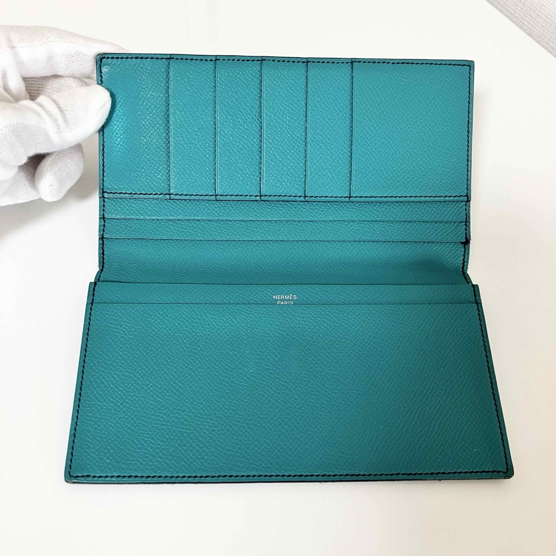 HERMES エルメス ヴォーエプソン ベアンスフレ 長財布 バイ HERMES エルメス ヴォーエプソン ベアンスフレ 長財布 バイ