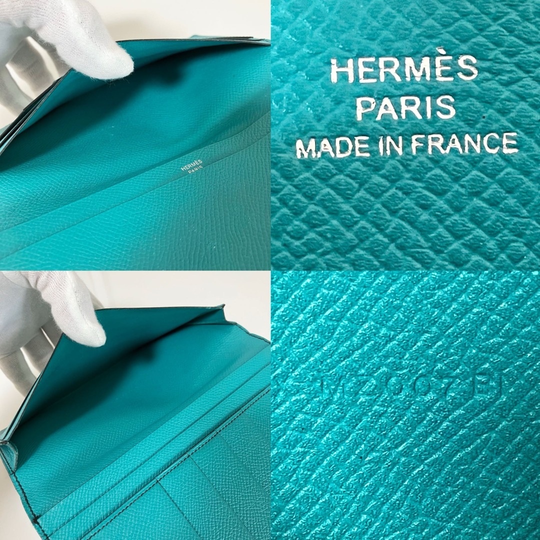 HERMES エルメス ヴォーエプソン ベアンスフレ 長財布 バイ HERMES エルメス ヴォーエプソン ベアンスフレ 長財布 バイ