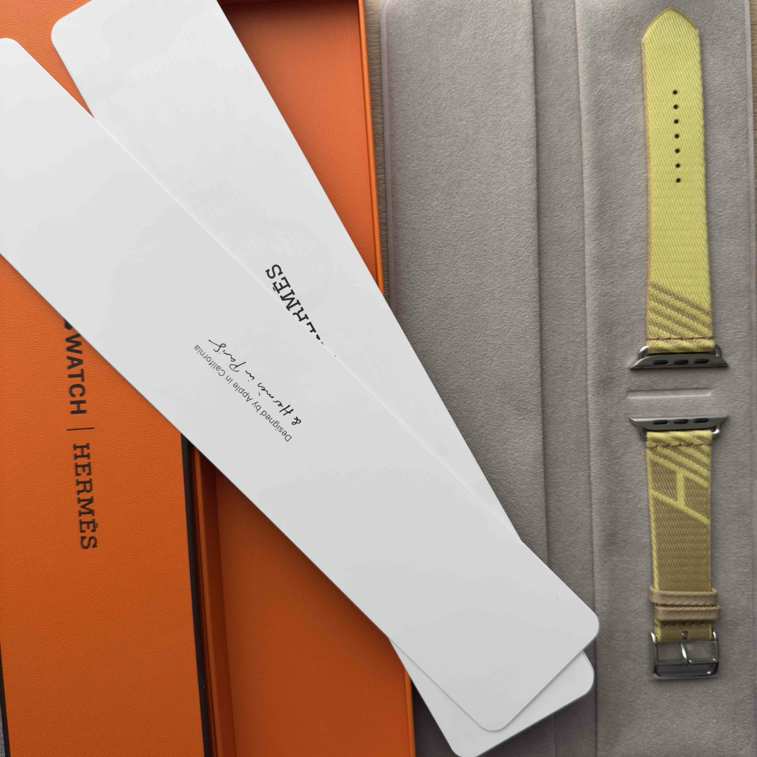 2065 Apple Watch エルメス ジャンピング イエロー ライム 2065 Apple Watch エルメス ジャンピング イエロー ライム