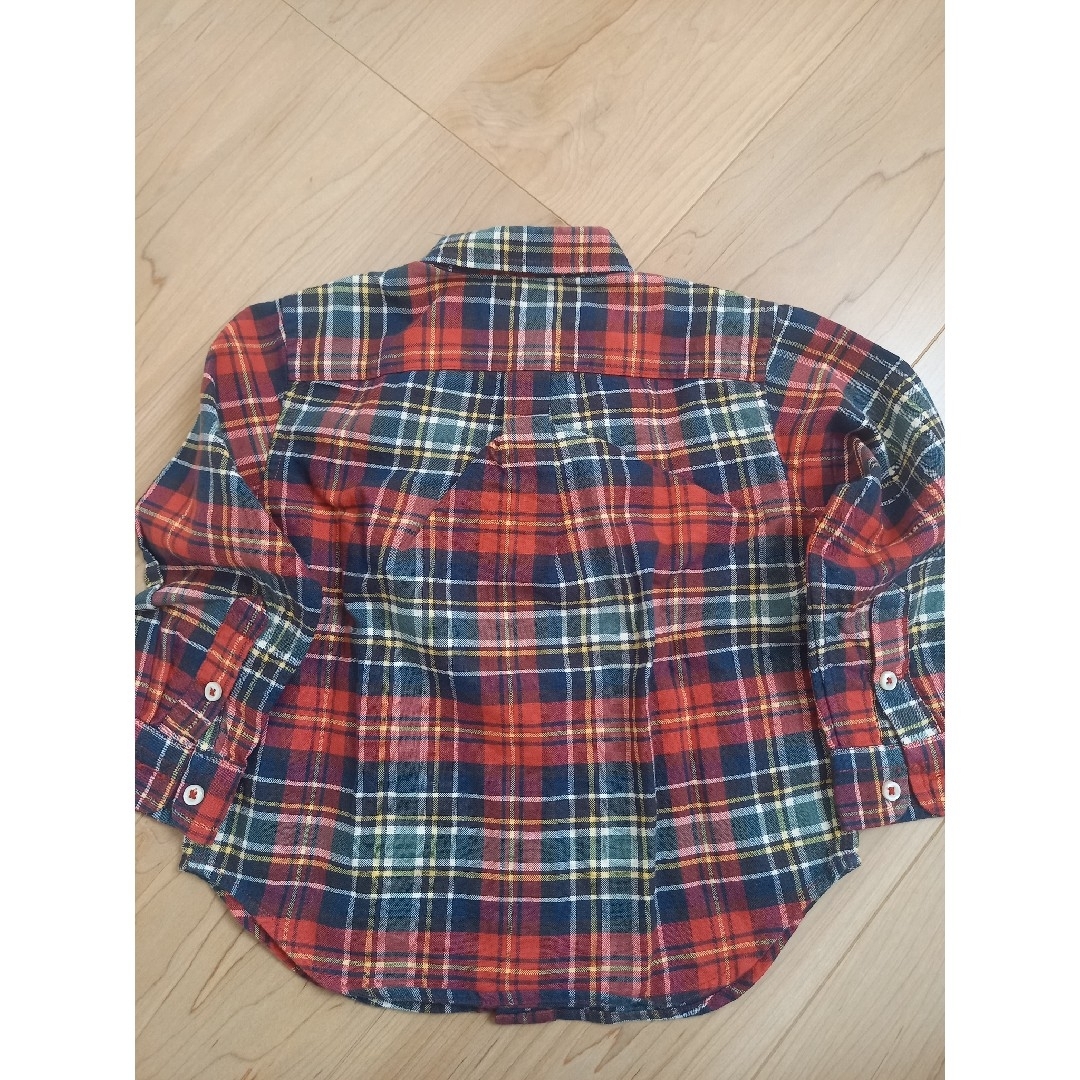 POLO RALPH LAUREN(ポロラルフローレン)のポロラルフローレン　90　シャツ　チェック柄　キッズ キッズ/ベビー/マタニティのキッズ服男の子用(90cm~)(その他)の商品写真