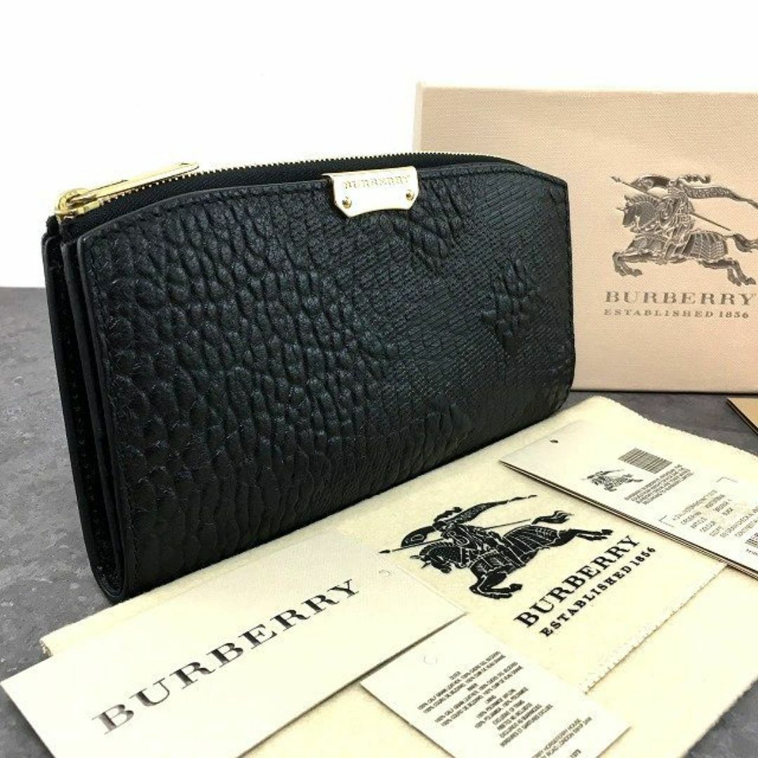 送料込み! 極美品 BURBERRY 長財布 ブラック 箱付き 169 送料込み! 極美品 BURBERRY 長財布 ブラック 箱付き 169