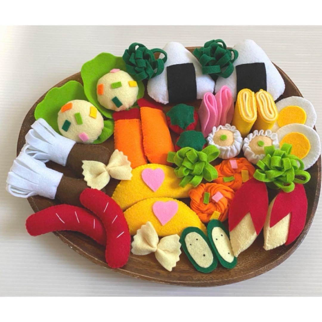 フェルト おままごと おままごとセット 新品 手作りの通販 by フェルト おままごと おままごとセット 新品 手作りの通販 by