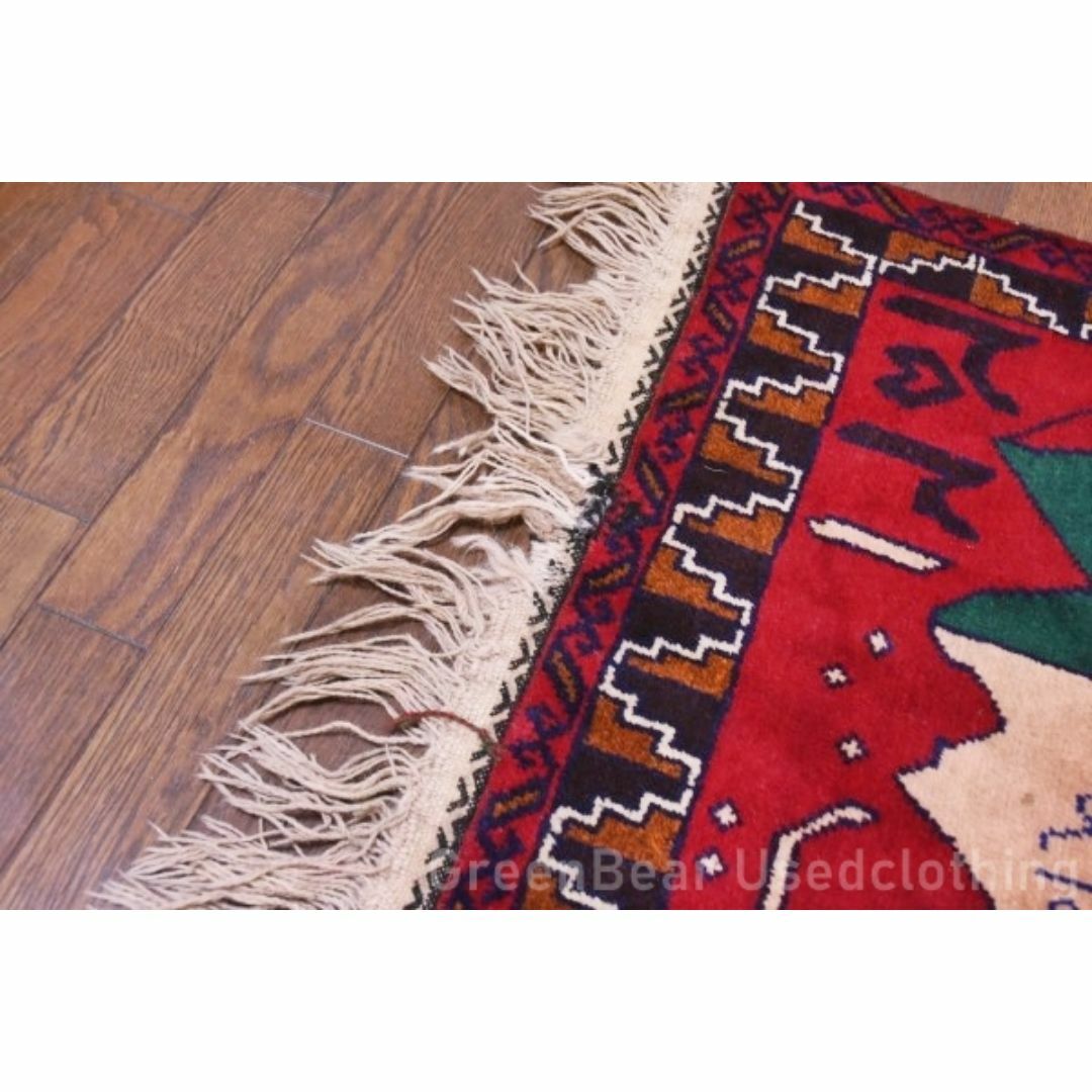 RAGU017 寛ぎスペースに◎トライバルラグ 153cm×91cm アフガン RAGU017 寛ぎスペースに◎トライバルラグ 153cm×91cm アフガン