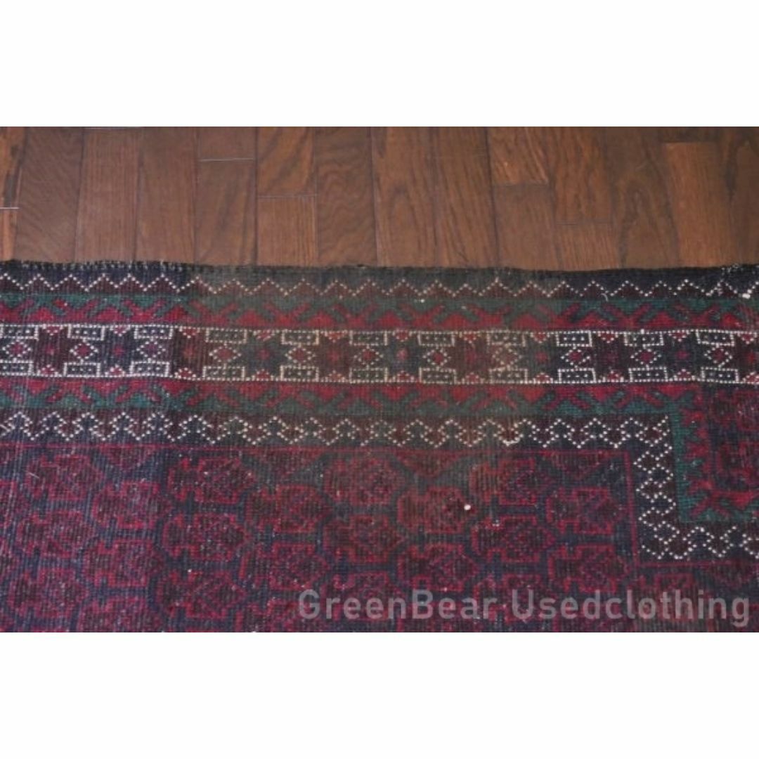 RAGU031 寛ぎスペースに◎トライバルラグ 144cm×85cm ウール絨毯 RAGU031 寛ぎスペースに◎トライバルラグ 144cm×85cm ウール絨毯