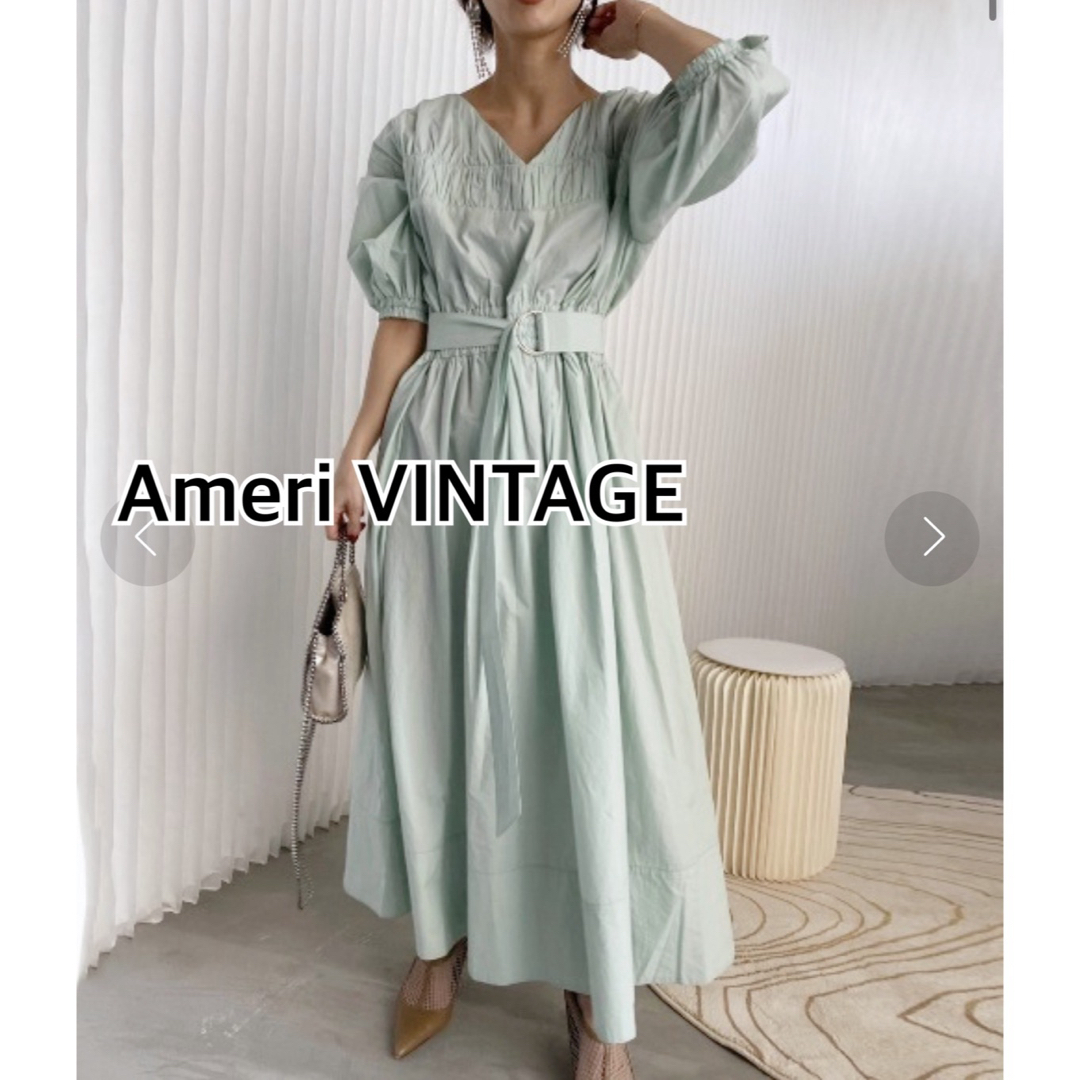Ameri VINTAGE - Ameriアメリヴィンテージ シャーリングドレス Ameri VINTAGE - Ameriアメリヴィンテージ シャーリングドレス