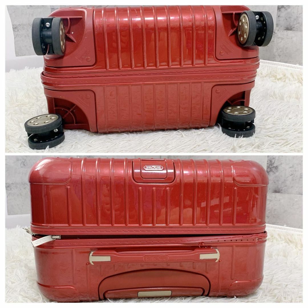 RIMOWA - リモワ サルサデラックス 電子タグ 63L 4輪 赤 RIMOWA - リモワ サルサデラックス 電子タグ 63L 4輪 赤