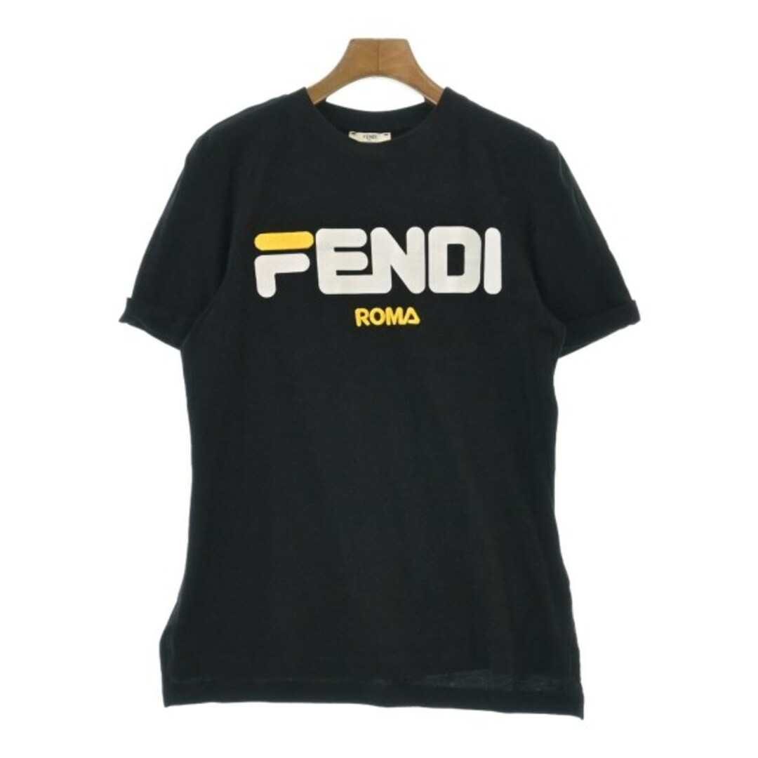 FENDI - FENDI フェンディ Tシャツ・カットソー XS 黒 【古着 FENDI - FENDI フェンディ Tシャツ・カットソー XS 黒 【古着