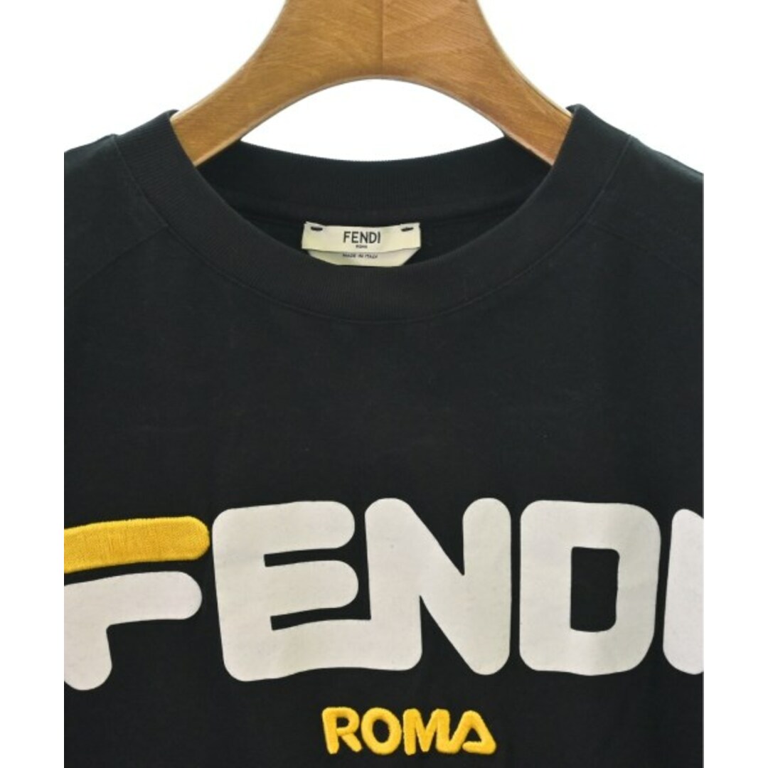 FENDI - FENDI フェンディ Tシャツ・カットソー XS 黒 【古着 FENDI - FENDI フェンディ Tシャツ・カットソー XS 黒 【古着