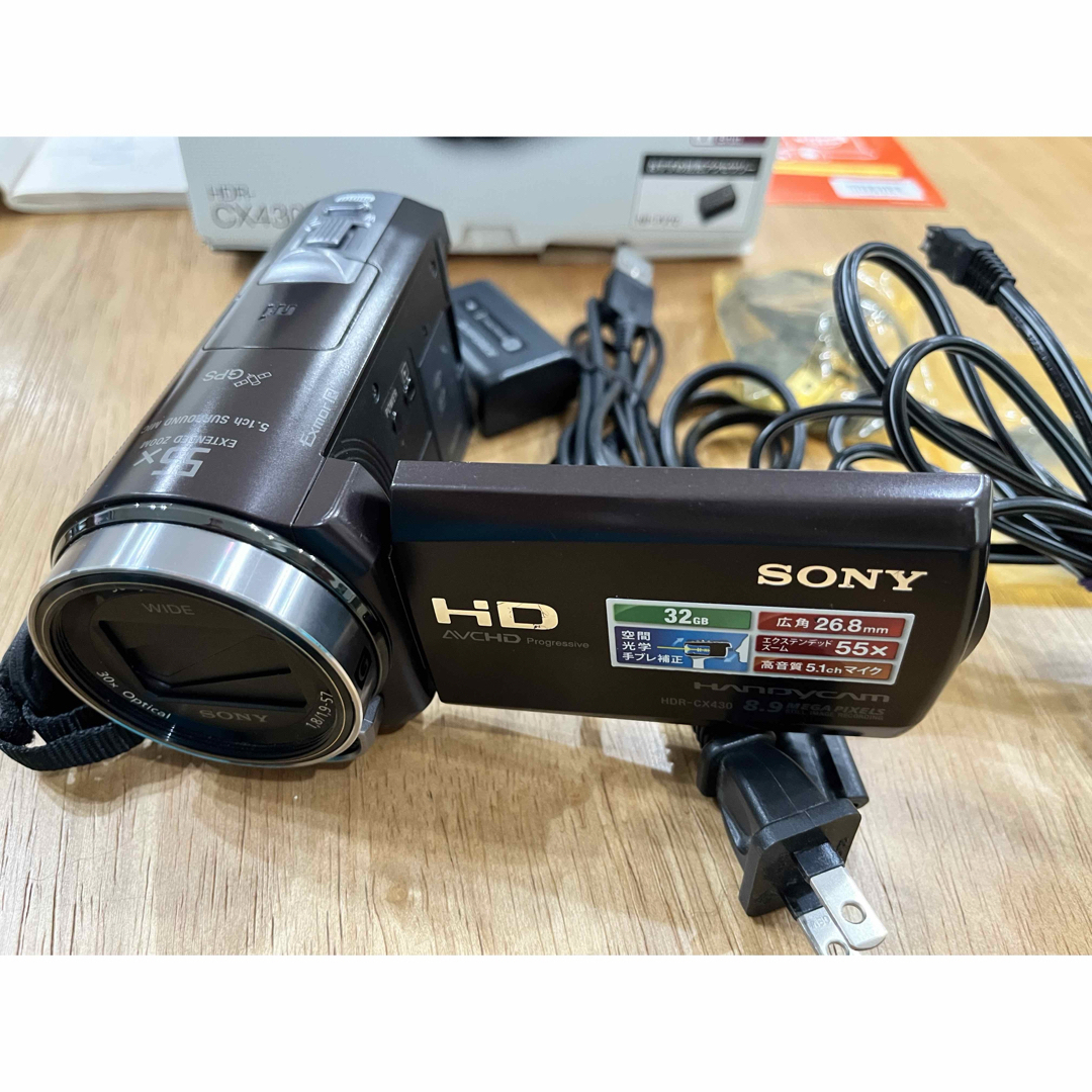 SONY ビデオカメラ HDR-CX430V SONY ビデオカメラ HDR-CX430V