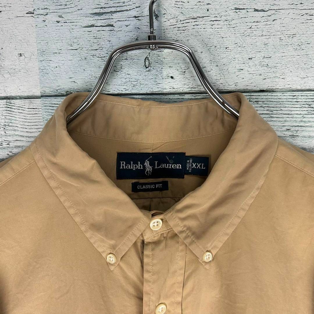 Ralph Lauren - ラルフローレン 緑刺繍ロゴ 長袖 BDシャツ Ralph Lauren - ラルフローレン 緑刺繍ロゴ 長袖 BDシャツ