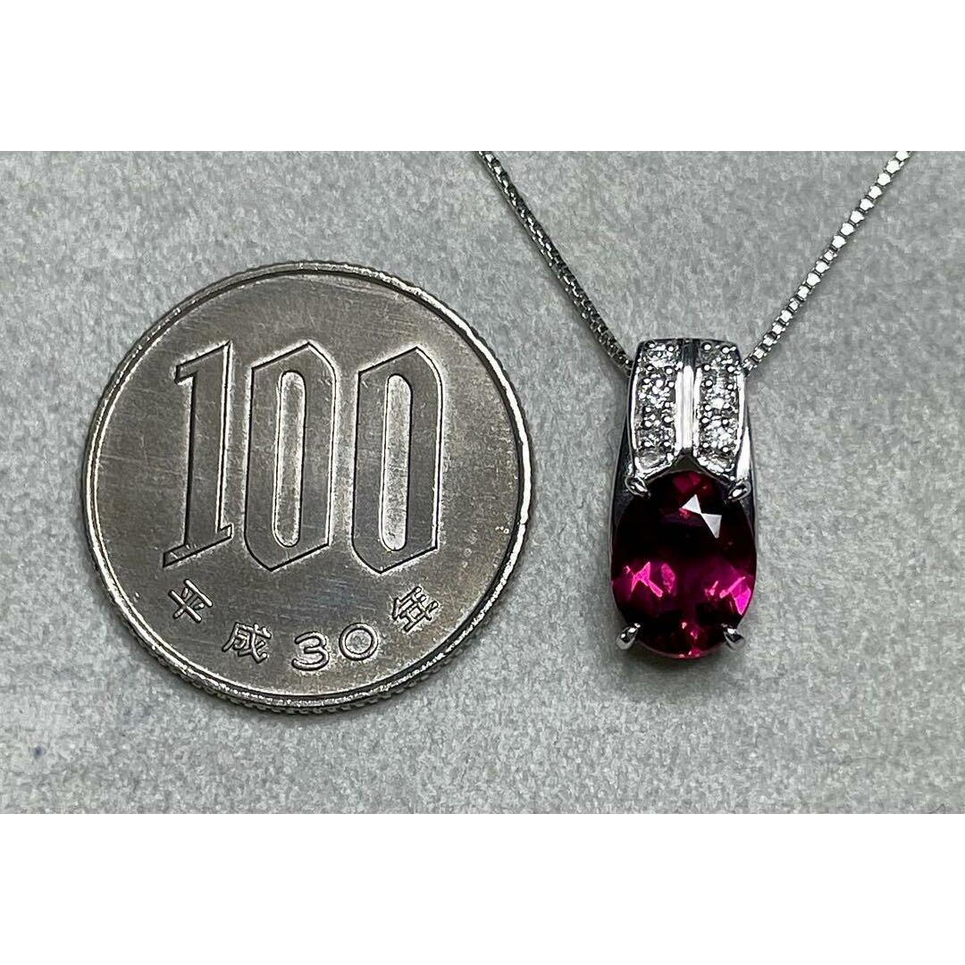JJ237☆高級 ルベライト1.57ct ダイヤ プラチナ ヘッド 鑑別付 JJ237☆高級 ルベライト1.57ct ダイヤ プラチナ ヘッド 鑑別付