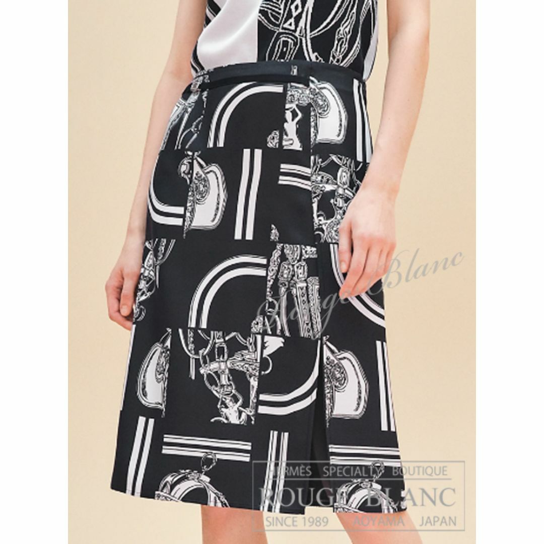 HERMES - エルメス 国内定価414,700円 2024 S/S シルク スカート HERMES - エルメス 国内定価414,700円 2024 S/S シルク スカート