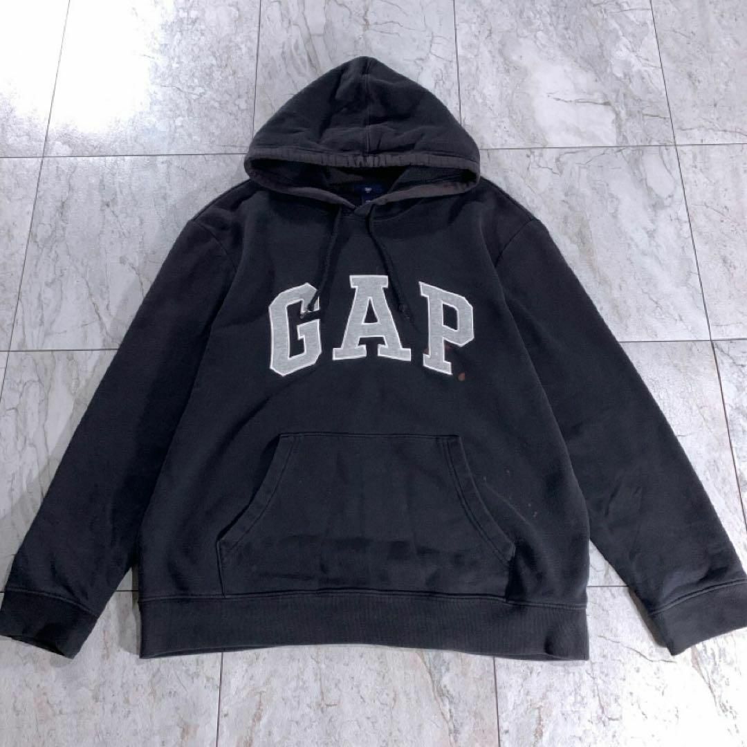 GAP - 00s OLD GAP プルオーバー パーカー フーディ フェード GAP - 00s OLD GAP プルオーバー パーカー フーディ フェード