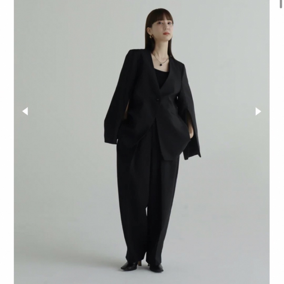 louren】doubletuck cocoon pants パンツ louren】doubletuck cocoon pants パンツ