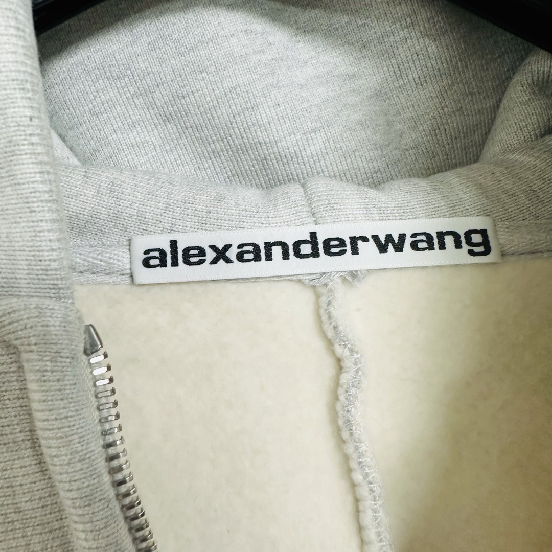 Alexander Wang - ALEXANDER WANG OVERSIZED HOODIE GREY Lの Alexander Wang - ALEXANDER WANG OVERSIZED HOODIE GREY Lの