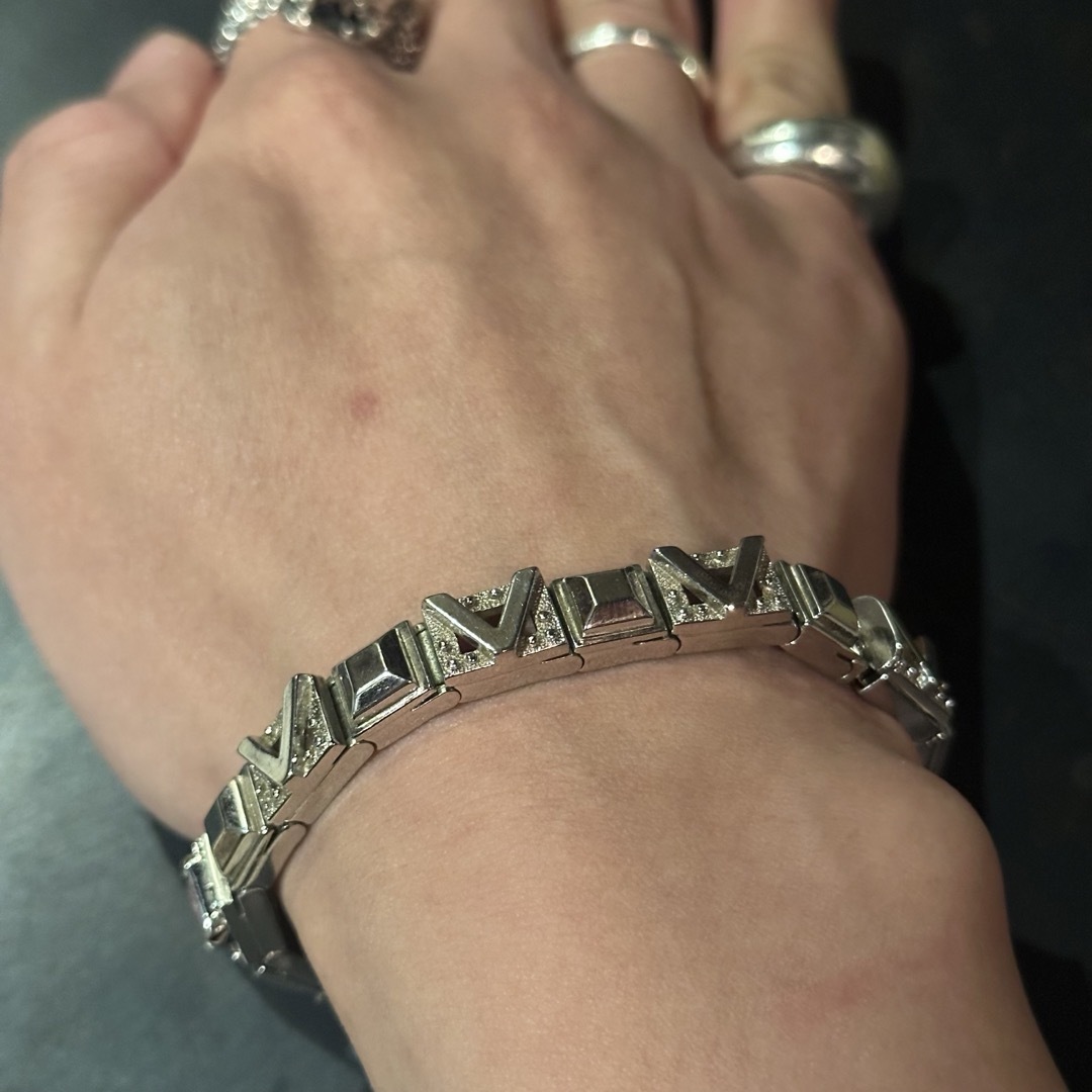 SILVER925 V CUTTING BRACELET/シルバー/ブレスレットの通販 by SILVER925 V CUTTING BRACELET/シルバー/ブレスレットの通販 by