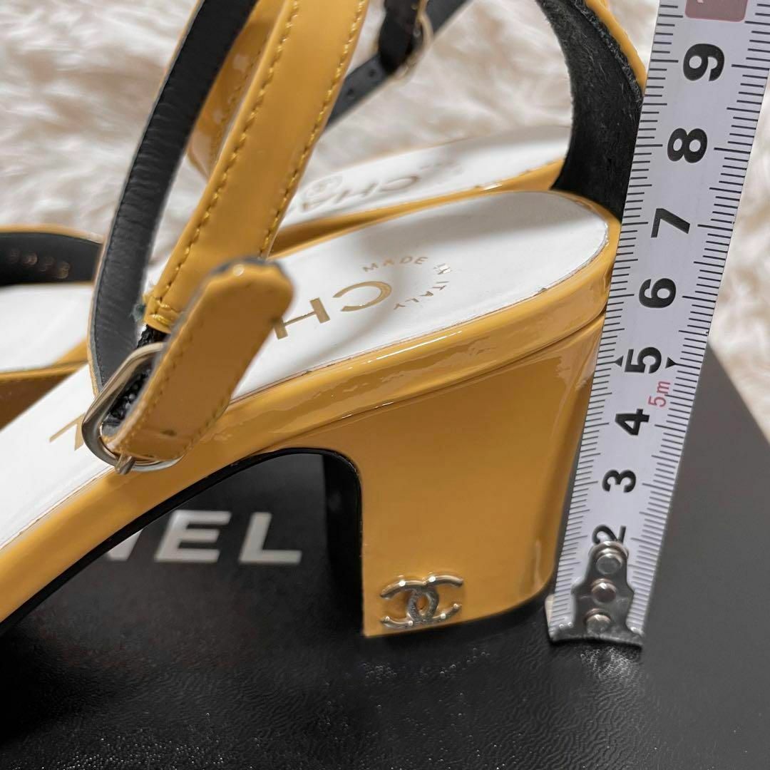 美品】CHANEL シャネル ココマーク サンダル パンプス 美品】CHANEL シャネル ココマーク サンダル パンプス