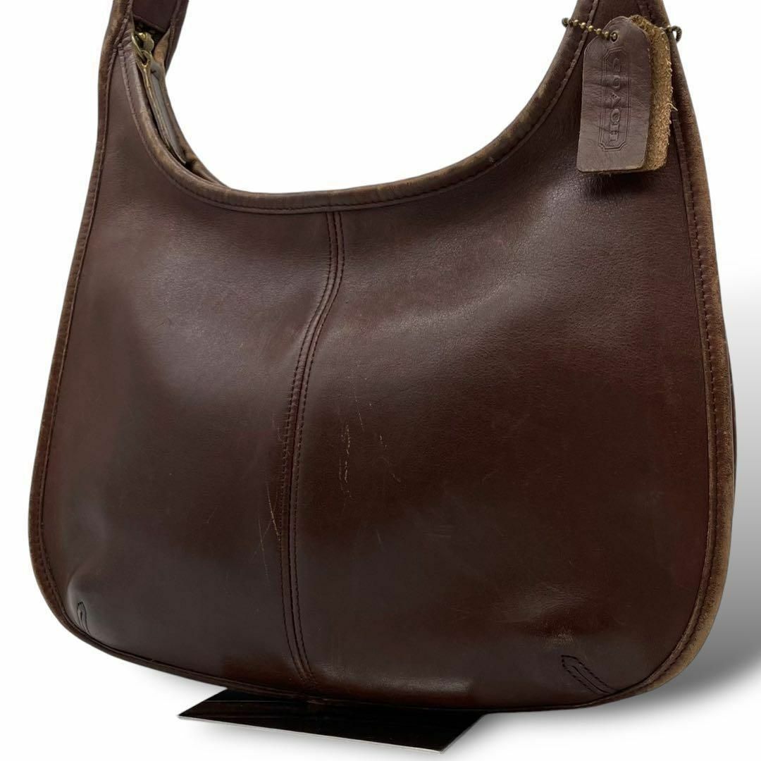 COACH - オールドコーチ エルゴ ワンショルダー ブラウン レザー COACH - オールドコーチ エルゴ ワンショルダー ブラウン レザー