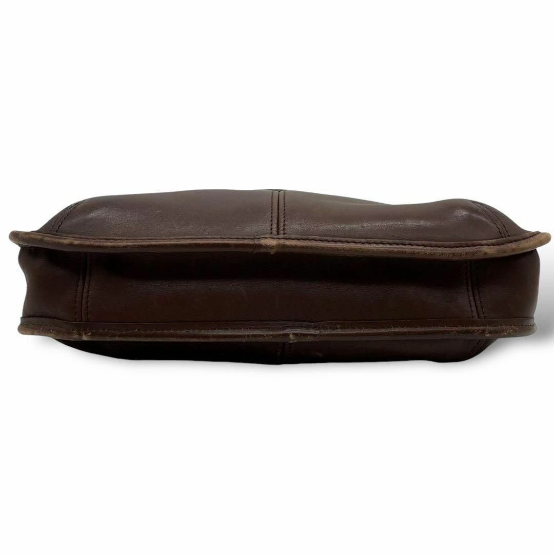 COACH - オールドコーチ エルゴ ワンショルダー ブラウン レザー COACH - オールドコーチ エルゴ ワンショルダー ブラウン レザー