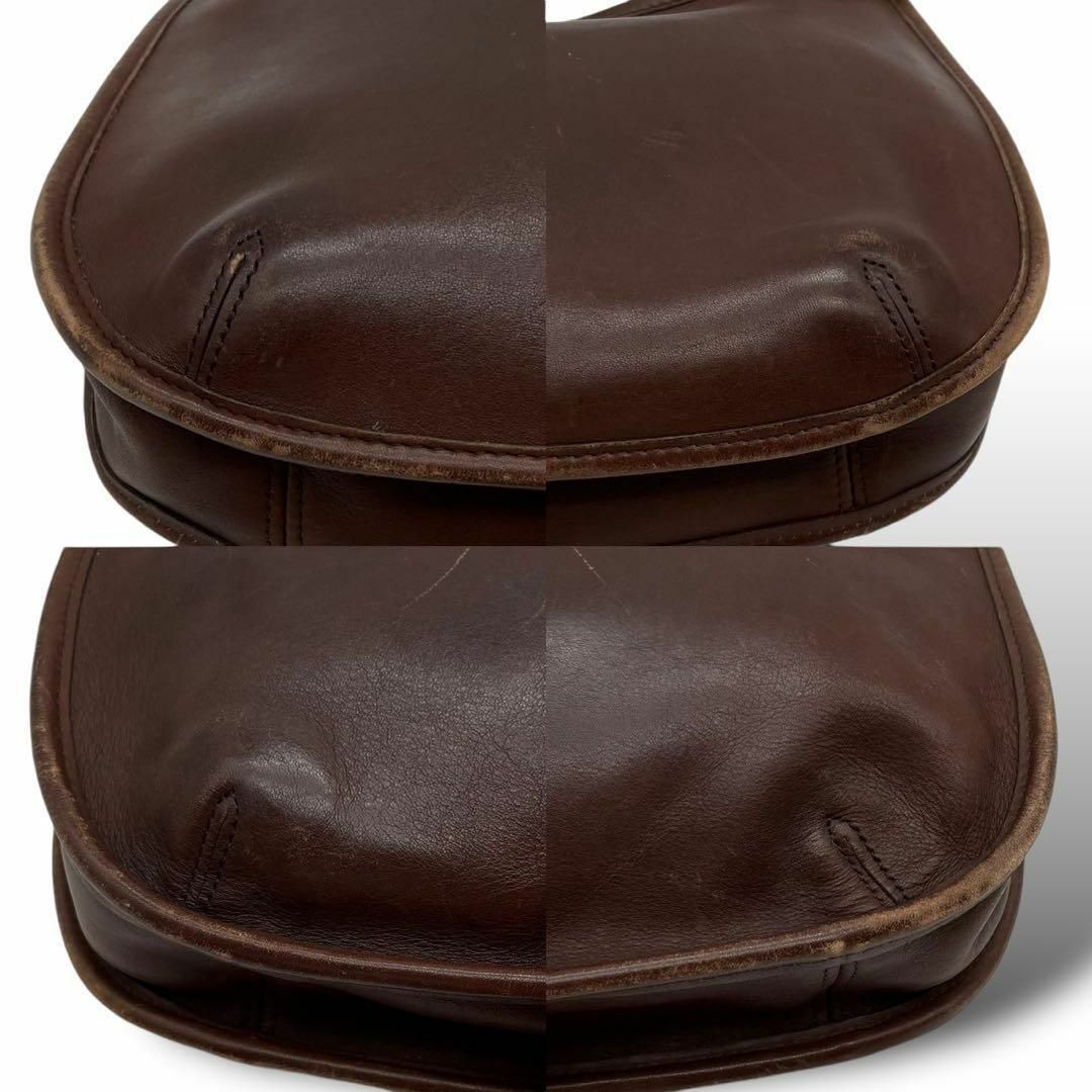 COACH - オールドコーチ エルゴ ワンショルダー ブラウン レザー COACH - オールドコーチ エルゴ ワンショルダー ブラウン レザー