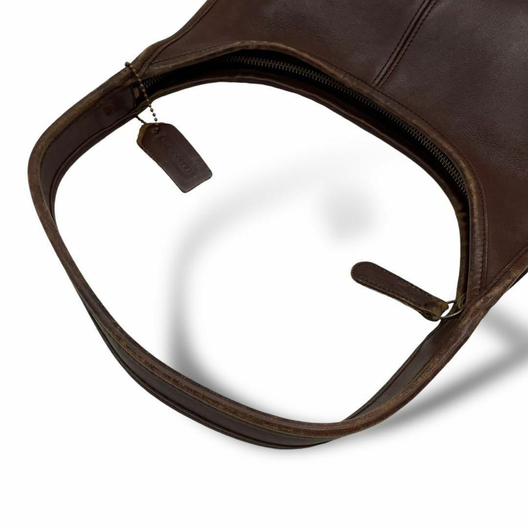 COACH - オールドコーチ エルゴ ワンショルダー ブラウン レザー COACH - オールドコーチ エルゴ ワンショルダー ブラウン レザー