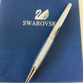 スワロフスキー(SWAROVSKI)の【入学＆就職祝い】新作♡新品！SWAROVSKIボールペン♡ シルバー(ペン/マーカー)