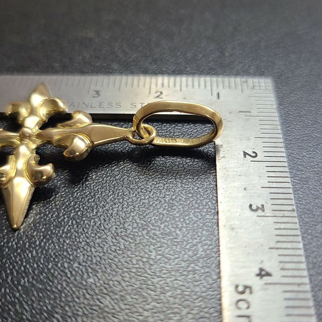 k18 ゴシッククロスペンダント メンズ レディース 18金金無垢 k18 ゴシッククロスペンダント メンズ レディース 18金金無垢