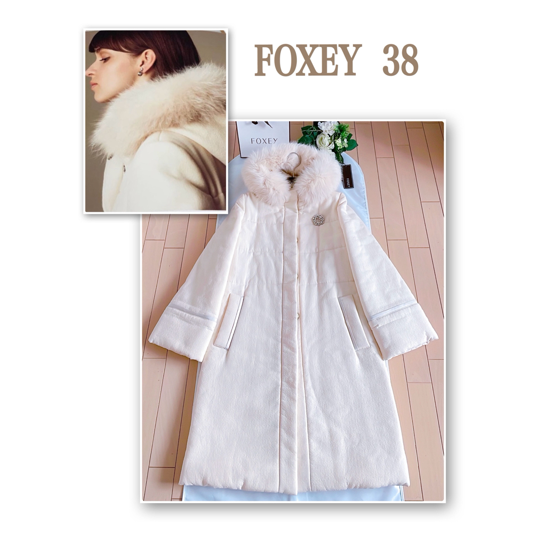 FOXEY 43万ダウンコート38 新品同様 Rene FOXEY 43万ダウンコート38 新品同様 Rene