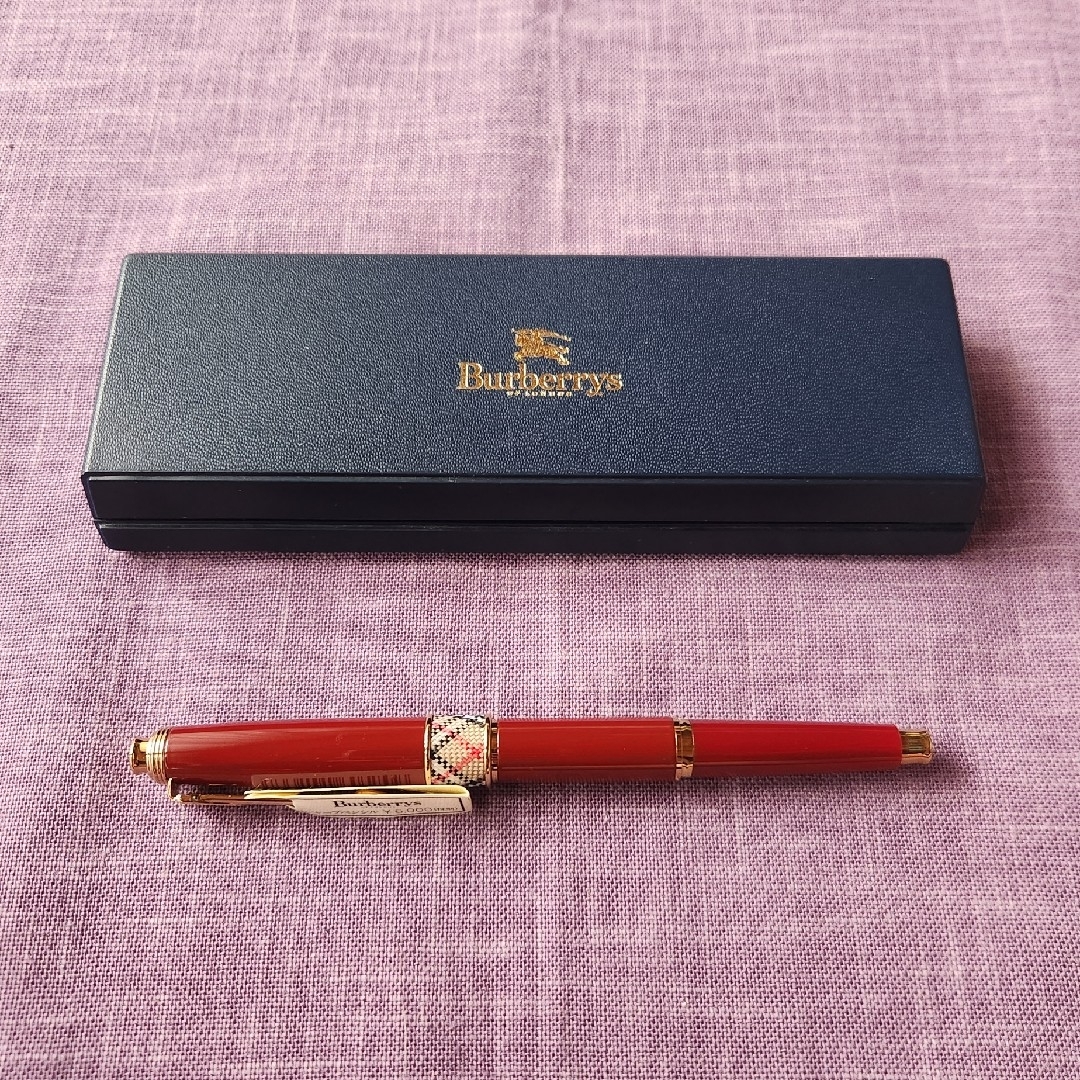 BURBERRY - BURBERRY リベラシリーズ シャープペンシル ボルドー BURBERRY - BURBERRY リベラシリーズ シャープペンシル ボルドー