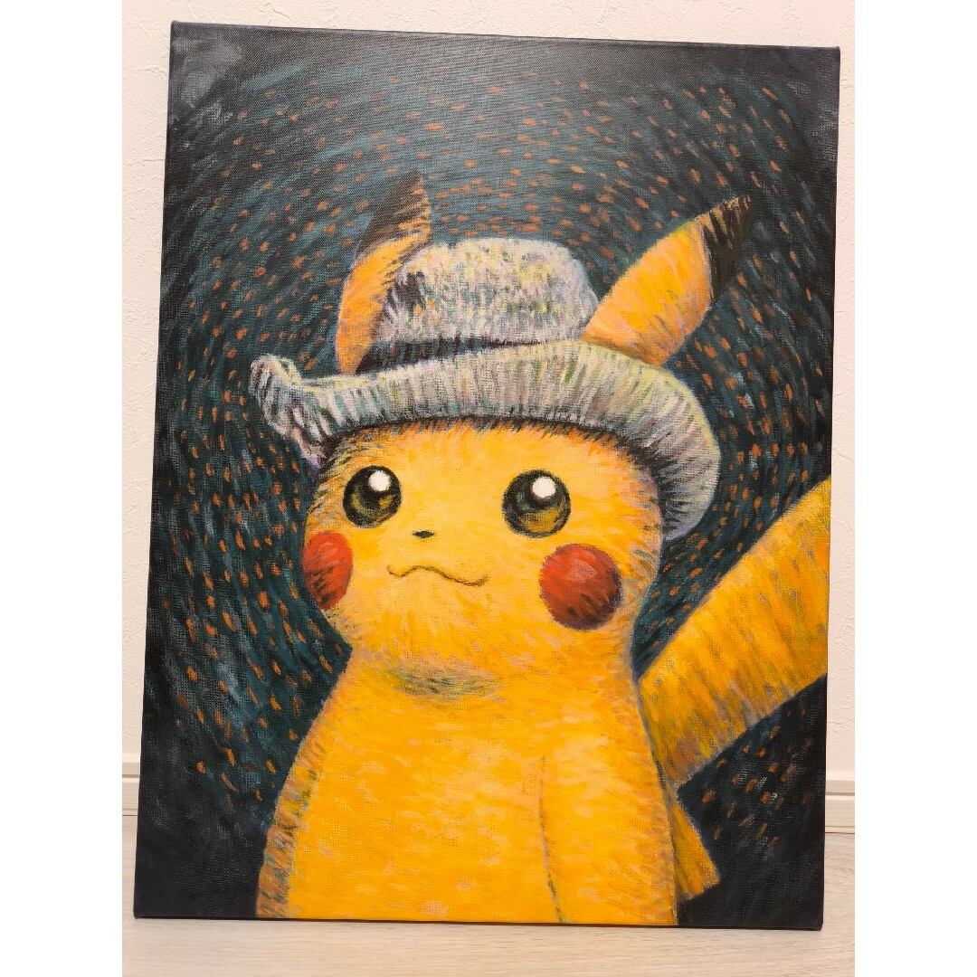 証明書付】ゴッホピカチュウキャンバスアート ゴッホ美術館 Mサイズ 証明書付】ゴッホピカチュウキャンバスアート ゴッホ美術館 Mサイズ