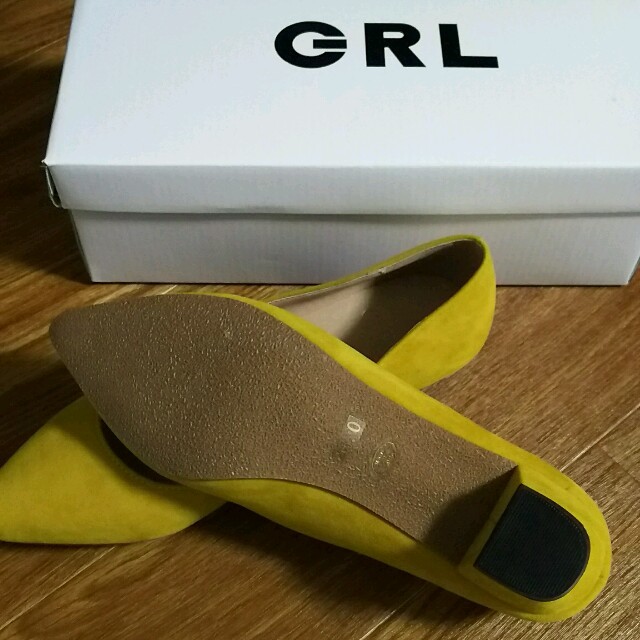 GRL(グレイル)のイエロー⭐パンプス レディースの靴/シューズ(ハイヒール/パンプス)の商品写真
