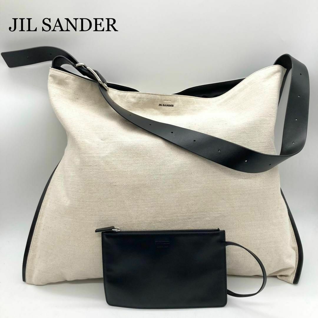 JIL SANDER - 【極美品】JIL SANDER トートバッグ BELT HOBO JIL SANDER - 【極美品】JIL SANDER トートバッグ BELT HOBO
