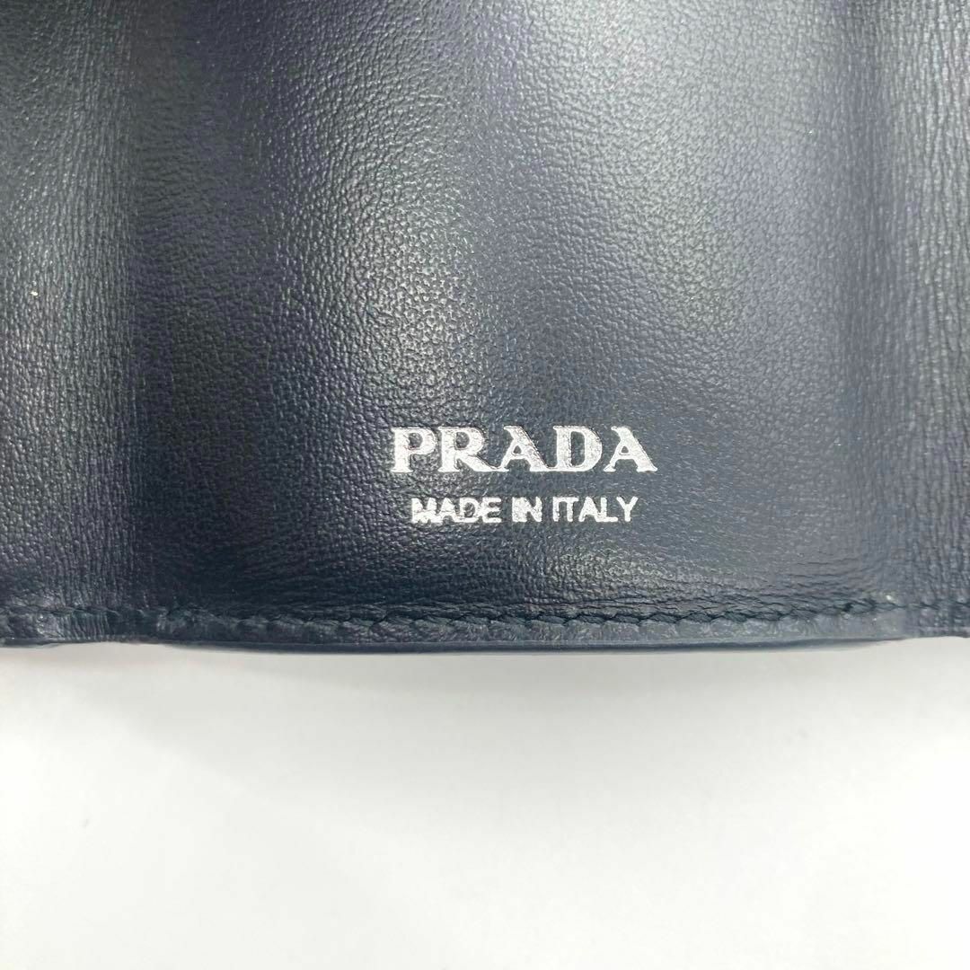 PRADA - 【タグ付き】PRADA 三つ折り財布 ヴィッテロダイノ PRADA - 【タグ付き】PRADA 三つ折り財布 ヴィッテロダイノ