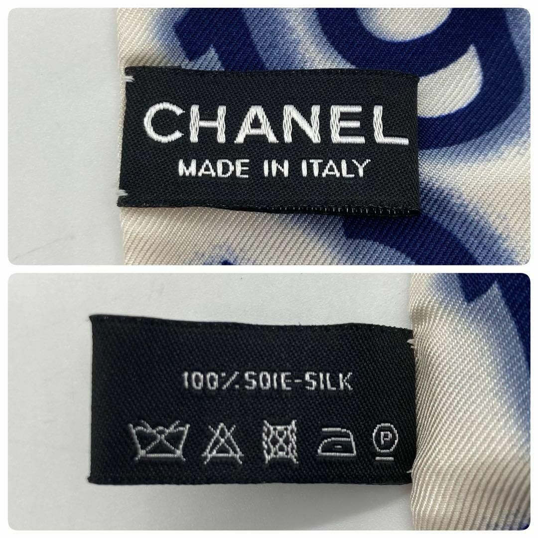 CHANEL - 【23SS☆極美品】CHANEL スカーフ ココマーク 総柄 CHANEL - 【23SS☆極美品】CHANEL スカーフ ココマーク 総柄